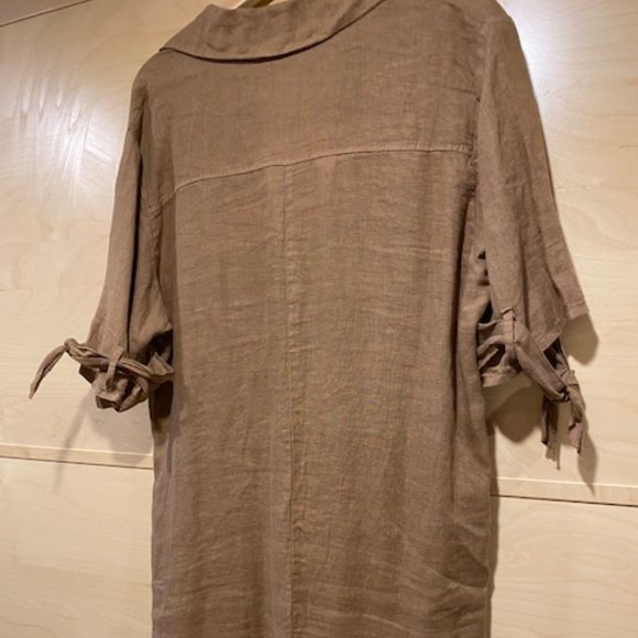 Linen shirt dress - Picture 6 of 6
